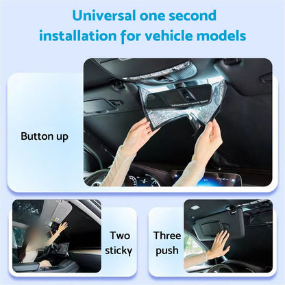 6 Layer WindScreen Sun Shade Suitable For Volkswagen Amarok 22-25 UV Protection-4
