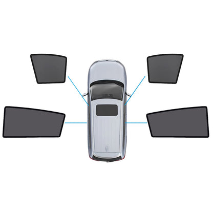 Magnetic Sun Shades Suitable For Nissan Tiida 2004-2010 C11 Hatch Front Windows-0