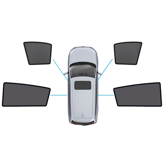 Magnetic Sun Shades Suitable For Nissan Tiida 2004-2010 C11 Hatch Front Windows-0