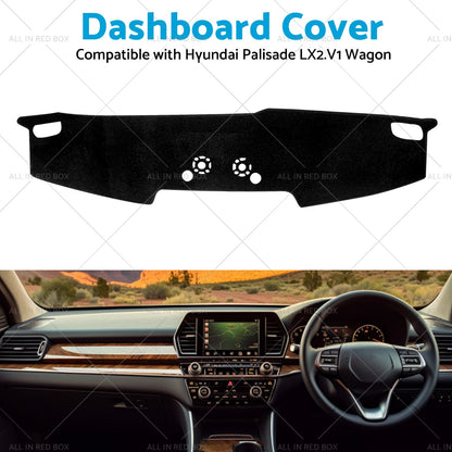 Non-Slip Dash Mat SuitableFor Hyundai Palisade Wagon NO HEADS UP DISPLAY 2020-23-3