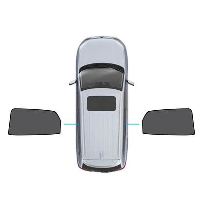 2x Rear Window Magnetic Mesh Sunshades Suitable for Kia Sportage 2021-2024-0