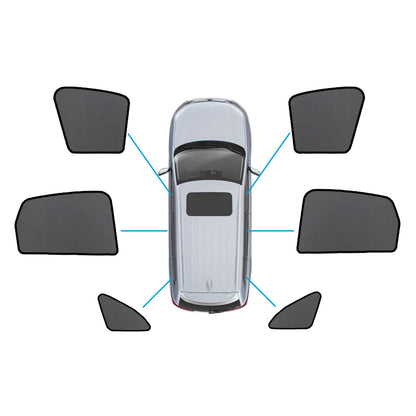 Magnetic Mesh Sun Blind Shades Suitable for Audi Q5 8R 2009–2016 On Front Rear-0