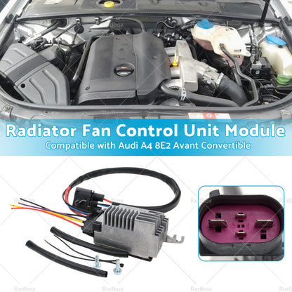 Radiator Fan Control Unit Module Suitable for Audi A4 8E2 Avant Convertible-2
