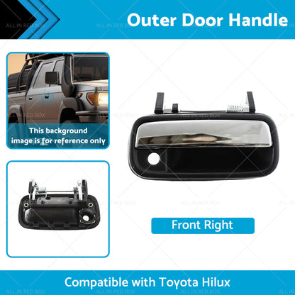 Chrome Front Right Outer Door Handle Suitable For Toyota Hilux 1988-1997-1