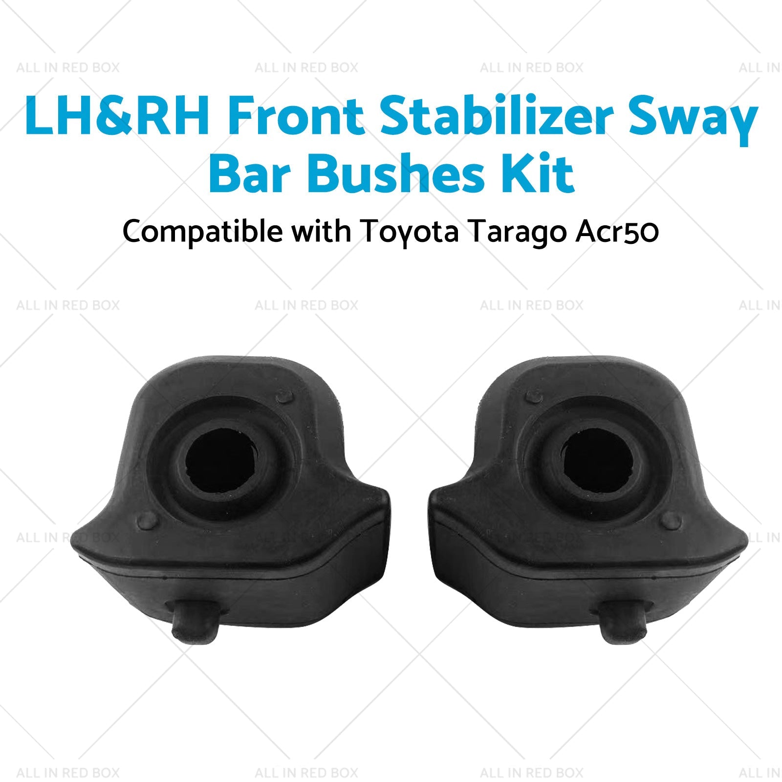 Front Stabilizer Sway Bar Bushes Kit LH and RH Suitable for Toyota Tarago Acr50-3