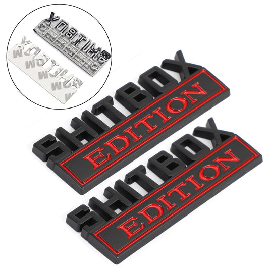 Shitbox Edition Emblem Decal Stickers for Ford Chevy Cars Trucks 00-23