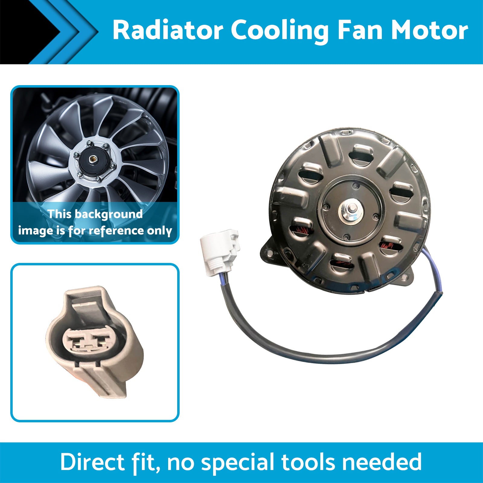 Radiator Fan Motor Suitable For Toyota Highlander Lexus RX400H 3.3L 16363-20400-2