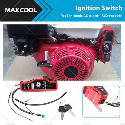 Ignition Switch Key Panel Electric Start for Honda GX340 11HP GX390 13HP Engine-1