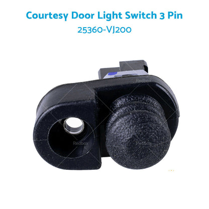 Door Courtesy Light Switch Boot 3 Pins Fits For Nissan Patrol Y61 GU Navara D22-2
