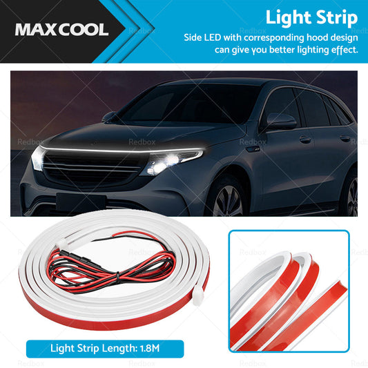 1. 8M  Start Scan Dynamic LED DRL Car Hood Light Strip Daytime Running Light-0