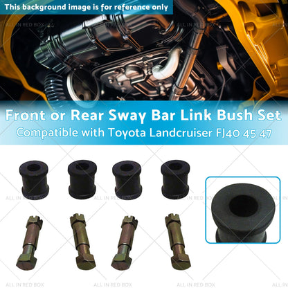4 Set Sway Bar Link Bush Front or Rear Suitablefor Toyota Landcruiser FJ40 47 45-2