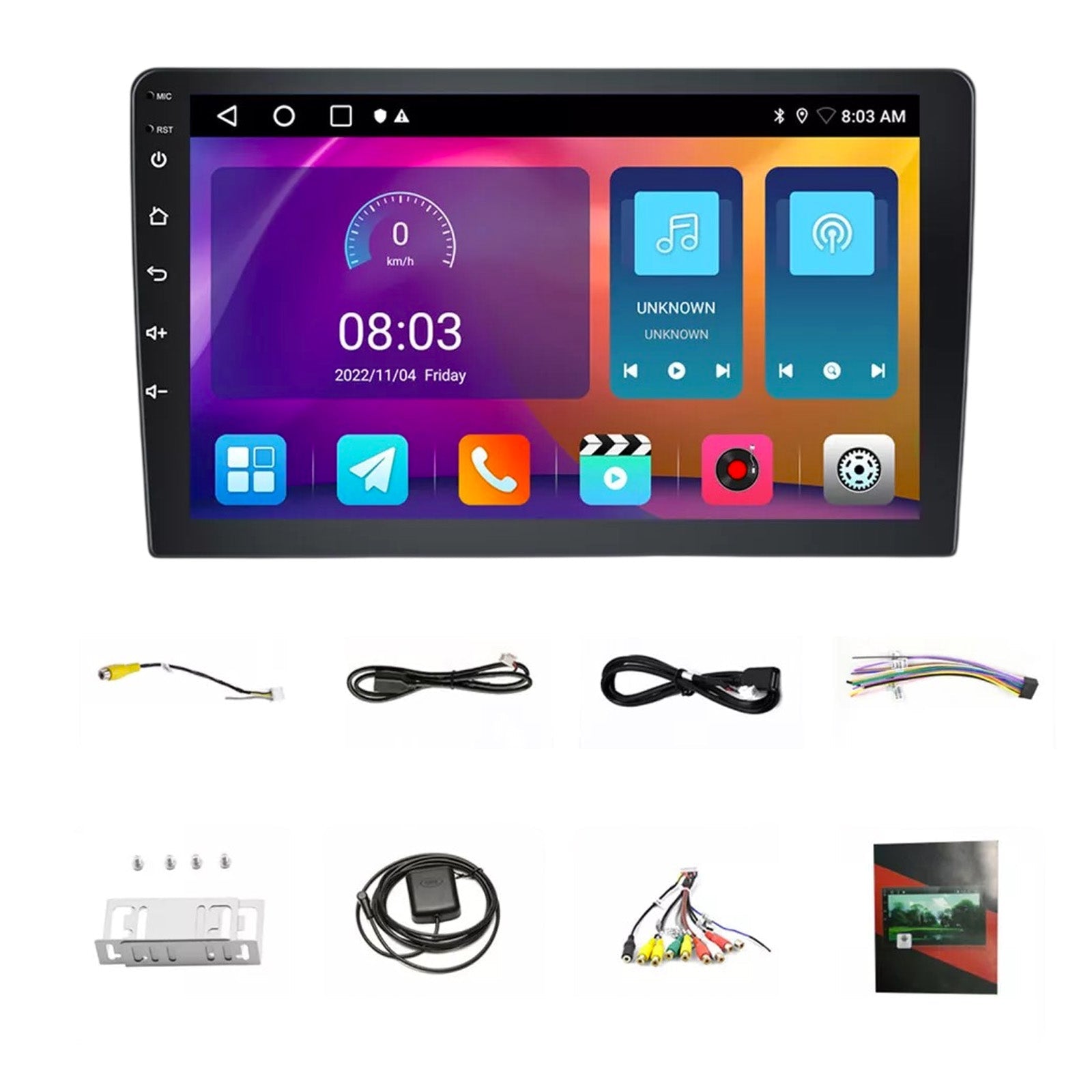 9in 2.5D Capacitive Screen Head Unit Suitable For Nissan Patrol GU RH Drive Android 13-5