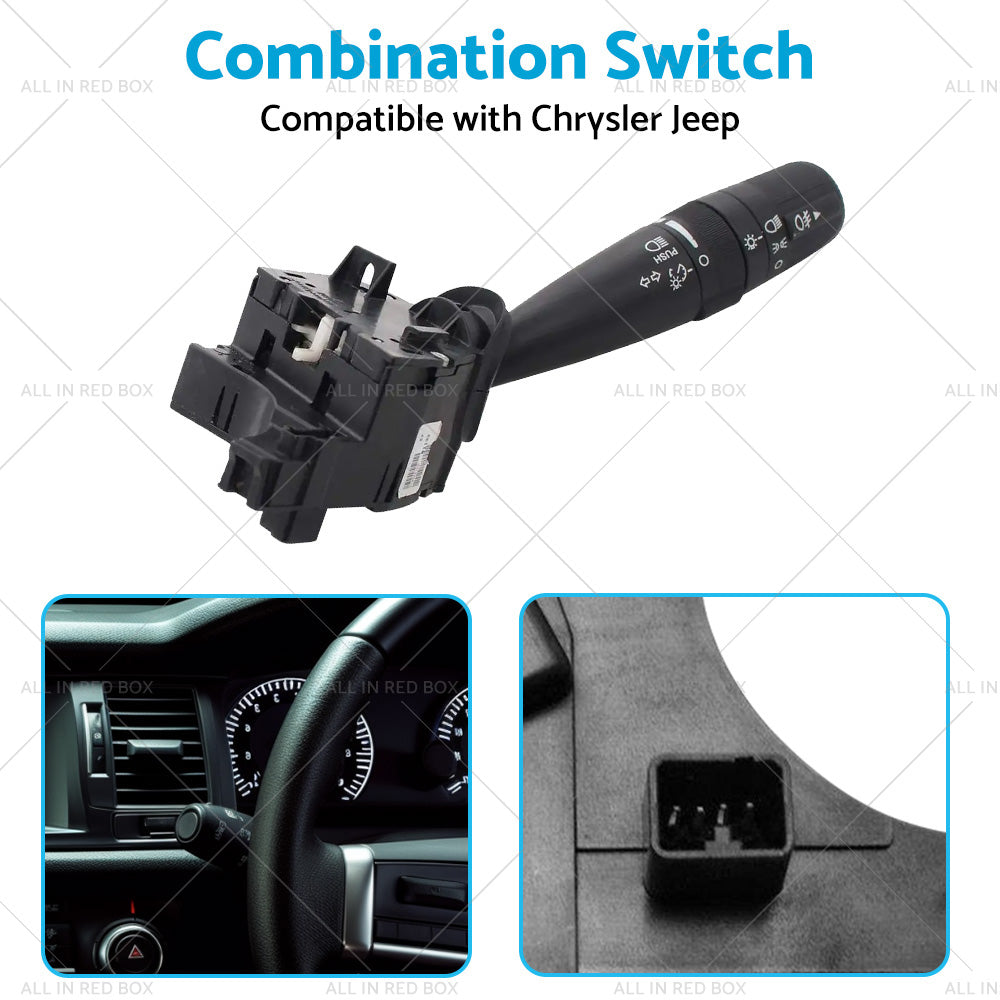 Turn Signal  and  Fog Light Combination Switch 68041485AC Suitable For Chrysler Jeep-4