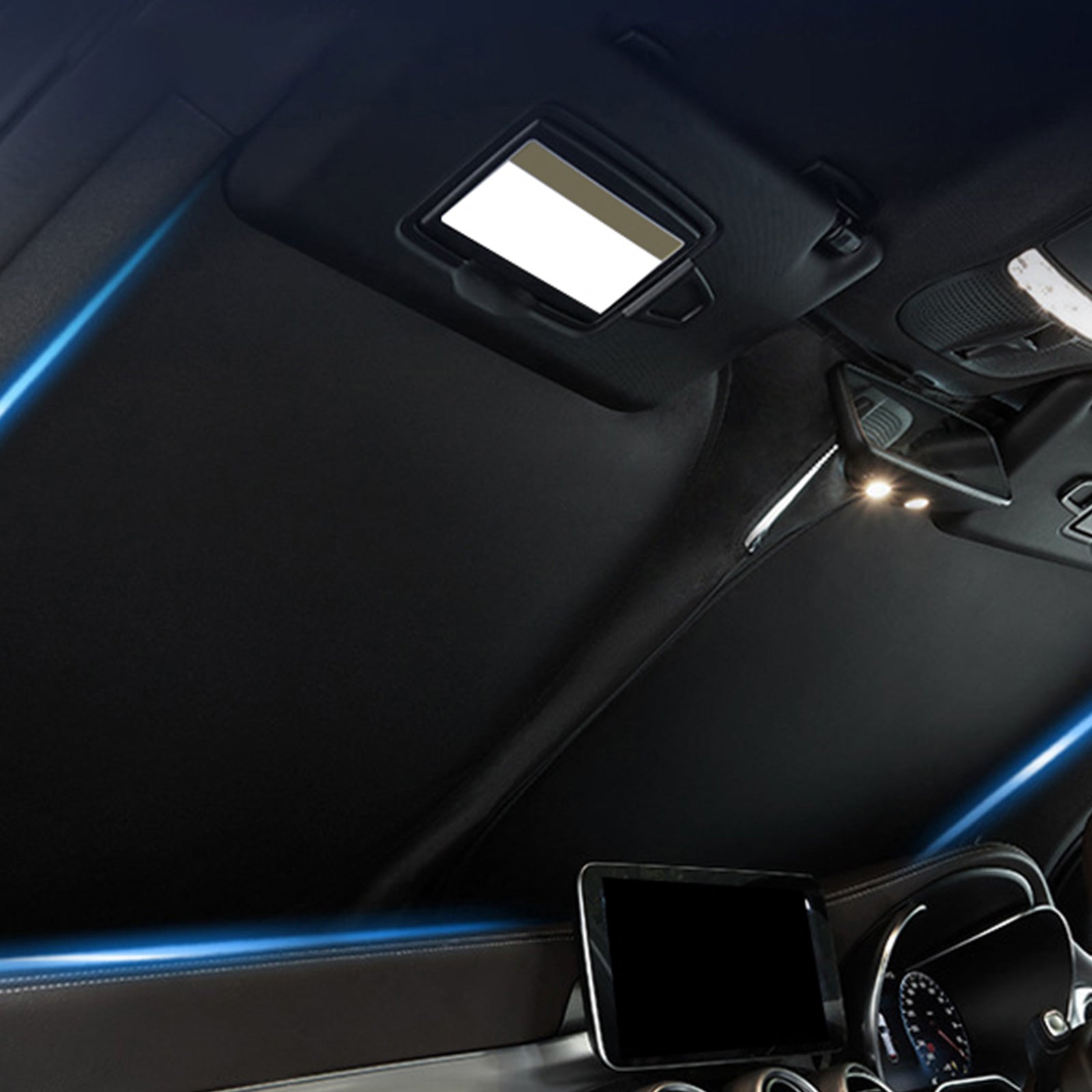 6 Layer Thick WindScreen Sun Shade Suitable for Toyota Prado 24-25 UV Protection-4