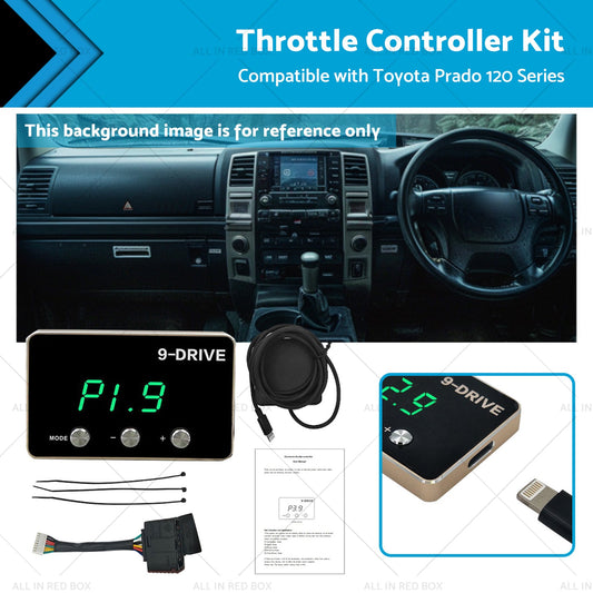 9 Mode Throttle Controller Kit Suitable for Toyota Prado 120 Series 2002-2009-0
