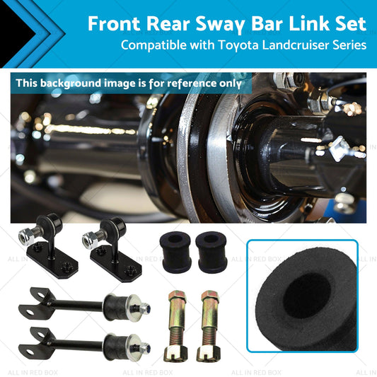 Front Rear Sway Bar Link Set Suitable for 80-105 Toyota Landcruiser Series-0