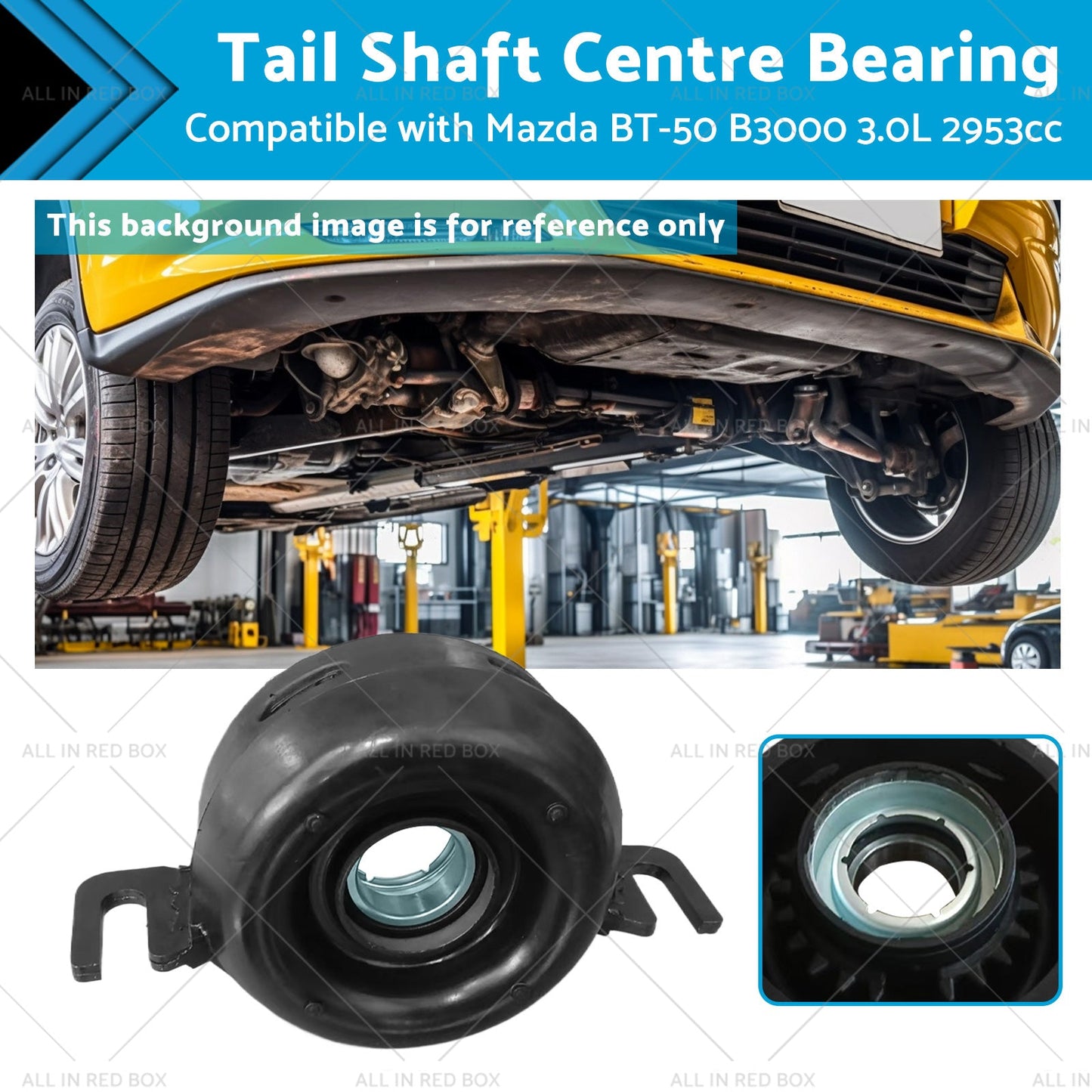 Tail Shaft Centre Bearing for Ford Ranger PJ PK 3.0L WEAT 4X4 2006-2011