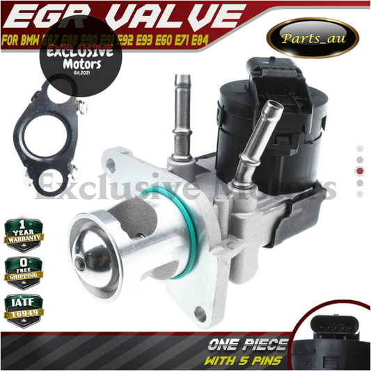 EGR Valve for BMW X1, X3, X4, X5, X6 (E84, E83, F25, F26, E70, F15, F85, E71, E72, F16, F86)