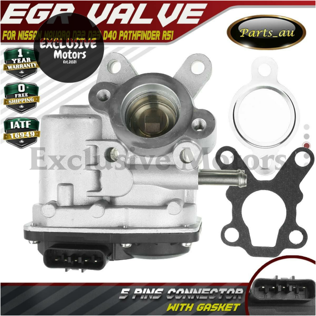 EGR Valve for Nissan Navara D22, D40, Pathfinder R51 (YD25 2.5L Diesel)