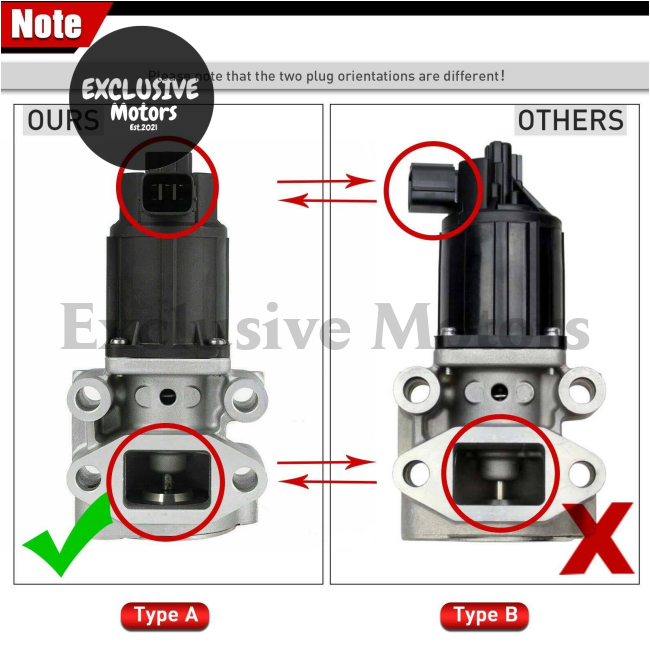 EGR Valve with 5-Pin Connector for Mitsubishi Triton