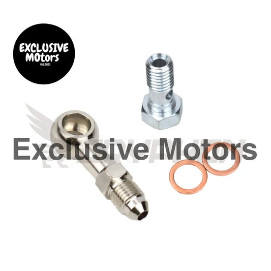 Engine Block Turbo Oil Banjo Bolt Kit 4an Nissan Td42 Gu