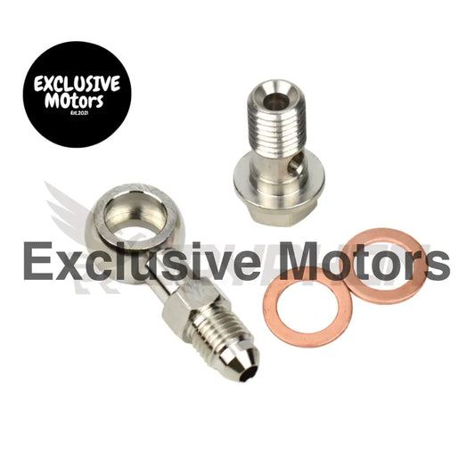 Engine Block Turbo Oil Banjo Bolt Kit 4an Toyota Supra 1jz 2jz