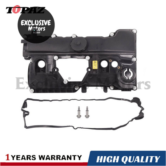 Engine Cylinder Valve Cover with Gasket for BMW E82, E84, E87, E88, E90, E91 (N46N)