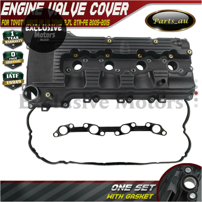 Engine Valve Cover for Toyota Hiace TRH201, TRH221, Hilux TGN16 (2005-2015, 2.7L 2TR-FE)