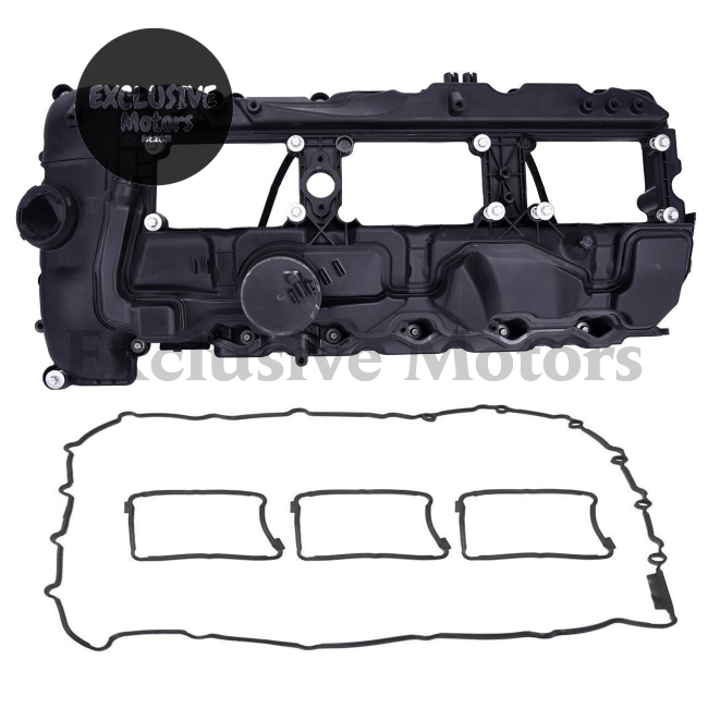 Engine Valve Cover with Gasket and PCV for BMW 1 Series, 3 Series, 5 Series, X5, X6 (N55, N54)