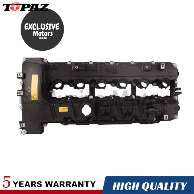 Engine Valve Cover with Gasket for BMW E72, E82, E88, E90 (N54, 3.0L)