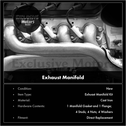 Exhaust Manifold for BMW E46, E60, E53, E83 (330D, 530D, X3, X5, 1999-2010, 3.0L M57 D30)