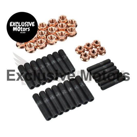 Exhaust Manifold Turbo Stud Nut Kit Nissan Patrol Td42 Gu