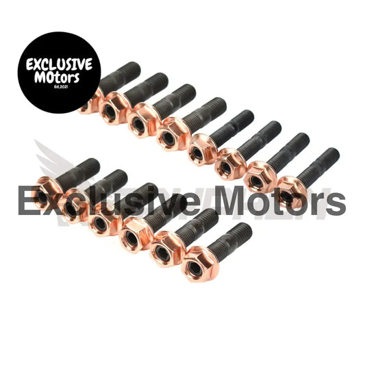 Exhaust Manifold Turbo Stud Nut Kit Toyota Starlet Ep82 Ep91 4e Fte Ct9