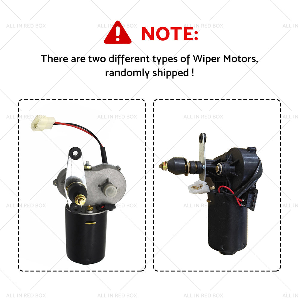 12V Electric Windshield Two Lines Universal Wiper Motor Car Interior