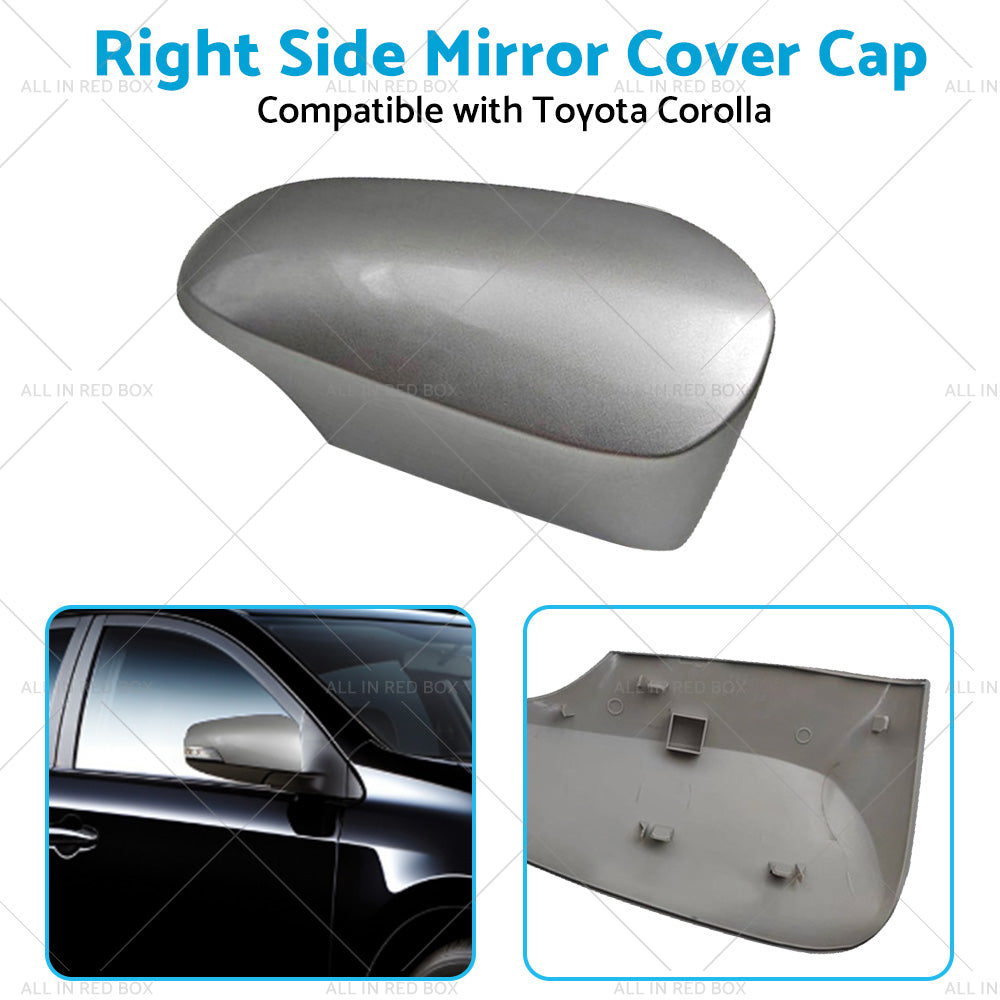Right Mirror Cover Cap Suitable for Toyota Corolla 12-18 Silver 1F7 RH Side-4