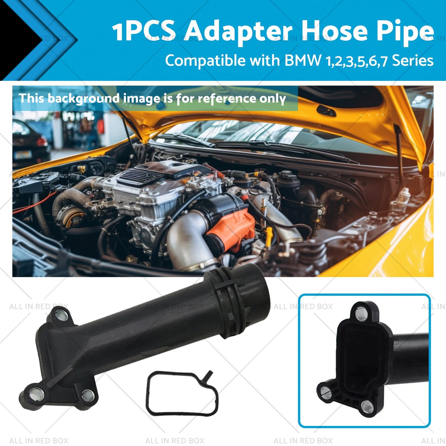 Outlet Adapter Hose for BMW N47 2.0L Diesel 1,2,3,5 Series 2007-2013
