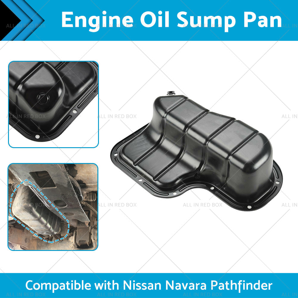 Engine Oil Sump Pan Suitable for Nissan Navara D40 Pathfinder R51 VSK YD25 05-12-2