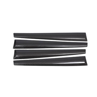 4X Carbon ABS Interior Door Panel Cover Trim Suitable For Toyota Hilux 2015-2021-0