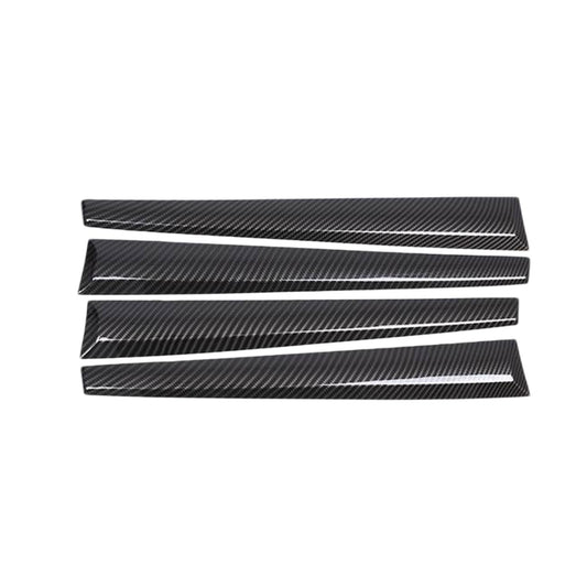 4X Carbon ABS Interior Door Panel Cover Trim Suitable For Toyota Hilux 2015-2021-0