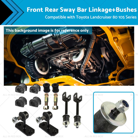 Front Rear Sway Bar LinkageBushes Suitable for Toyota Landcruiser 105 80 Series-0