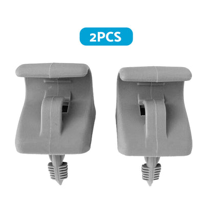 2x Sun Visor Clip Left & Right Side Suitable For Hyundai Getz 2002-2011 Grey 852351C300QS-0