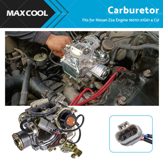 Carb Carburetor Fits For Nissan 720 Pickup 2. 4L Z24 Engine 16010-21G61 4 Cyl-0