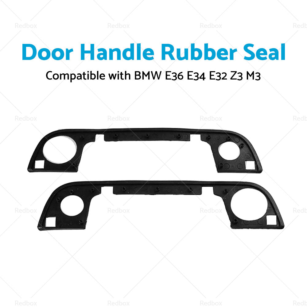 2PCS Exterior Door Handle Rubber Seals Set Suitable for BMW E36 E34 E32 Z3 M3