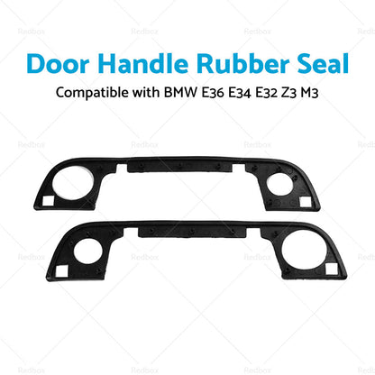 2PCS Exterior Door Handle Rubber Seals Set Suitable for BMW E36 E34 E32 Z3 M3