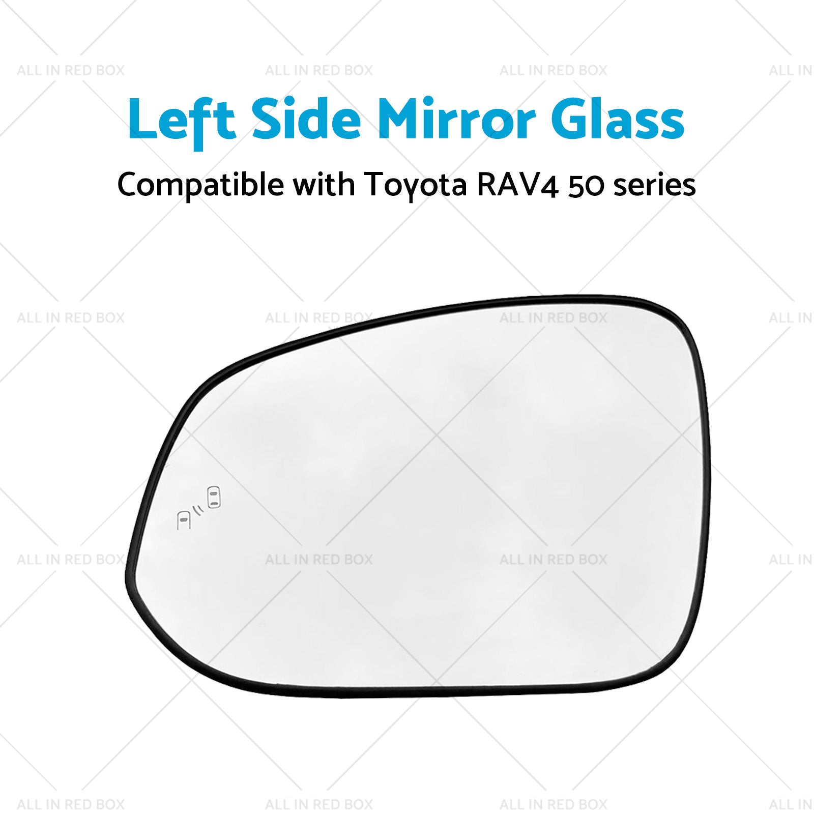 Left Passenger Side Mirror Glass Suitable for Toyota RAV4 2016-2018-1