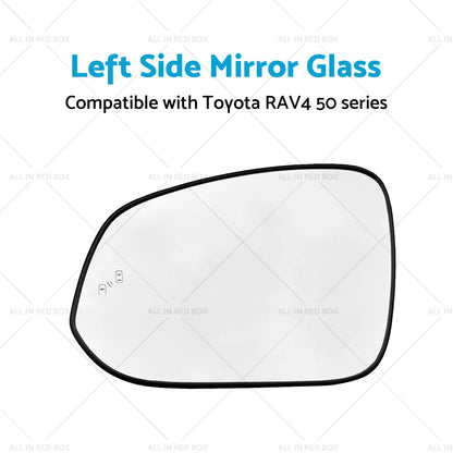 Left Passenger Side Mirror Glass Suitable for Toyota RAV4 2016-2018-1