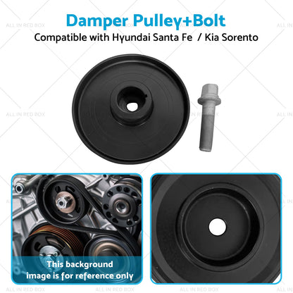 Harmonic Balancer Damper Pulley Suitable for Kia Sorento Hyundai Santa 2. 2L-4
