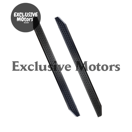 Side Step Running BoardsBlack Steel for Toyota Hilux Vigo (2005-2015)