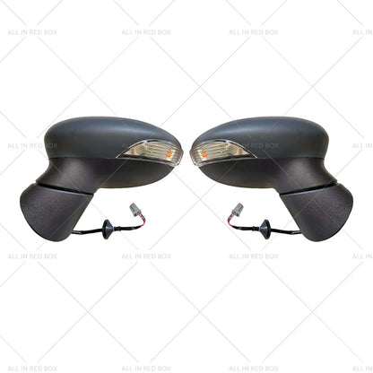 RH  LH Pair Electric Door Mirror No Heat Suitable For Ford Fiesta WS WT 08~17