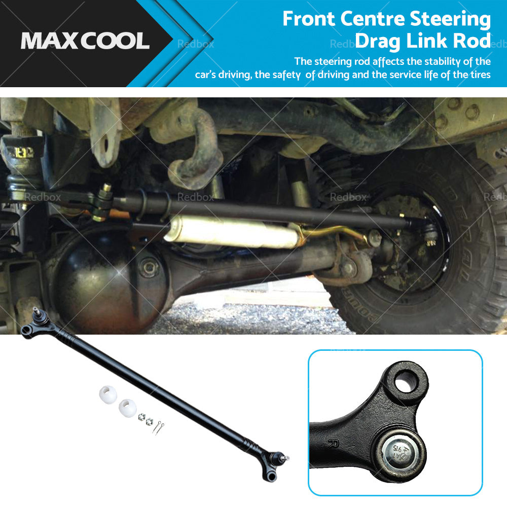 Front Centre Steering Drag Link Rod for Nissan Navara D22 4x4 1997-2015-0